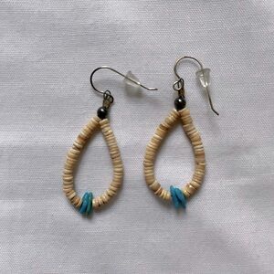 Native American Heishi beaded earrings